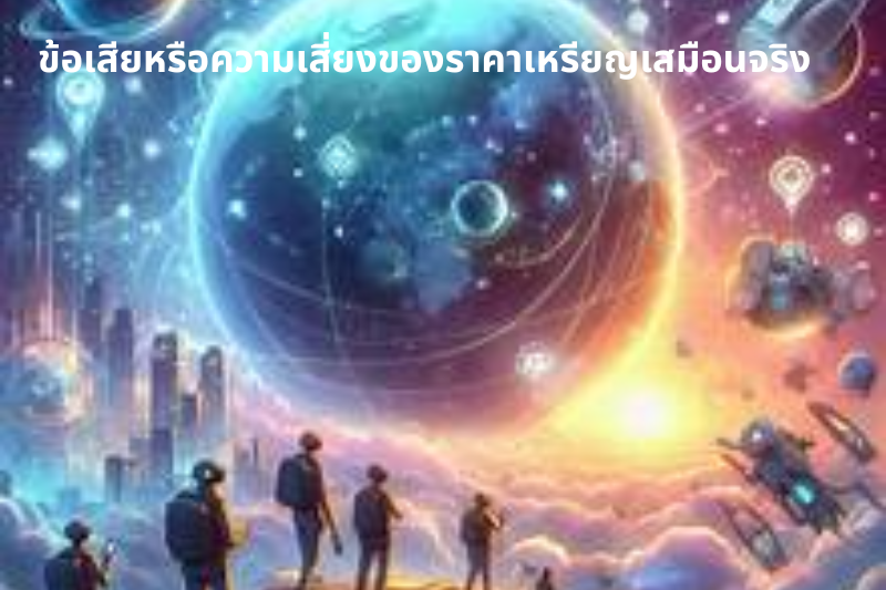 ข้อเสียหรือความเสี่ยงของราคาเหรียญเสมือนจริง